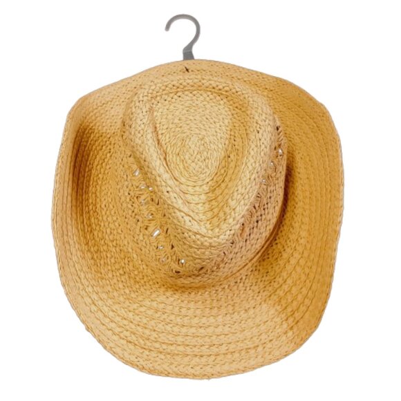 NWOT Paper Straw Cowboy Hat – Boho Western Festival Style - Picture 4 of 5